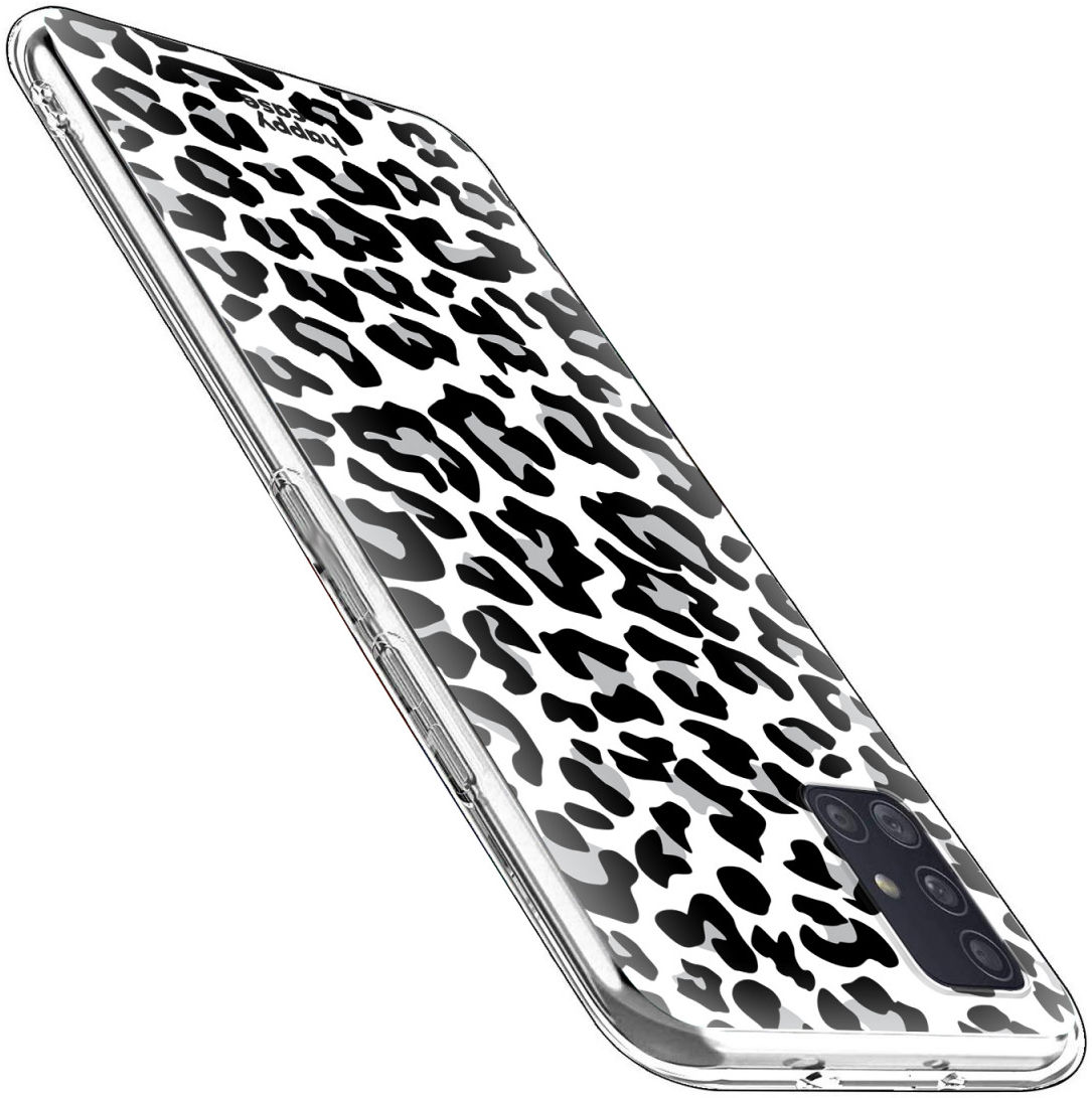 HappyCase Samsung Galaxy A51 Hoesje Flexibel TPU Panter Print afbeelding 4