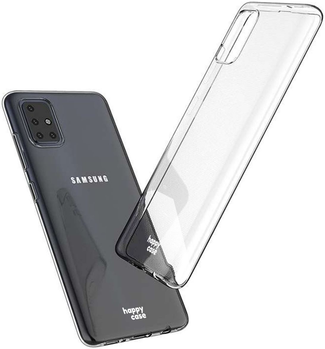 HappyCase Samsung Galaxy A51 Hoesje Flexibel TPU Clear Print afbeelding 4
