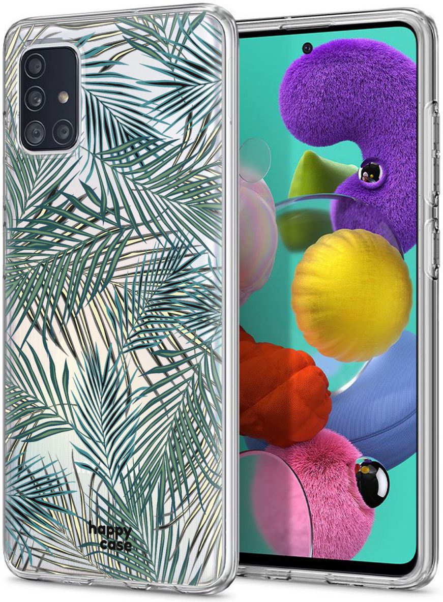 HappyCase Samsung Galaxy A51 Hoesje Flexibel TPU Jungle Print afbeelding 2