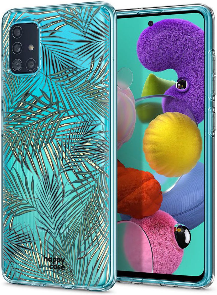HappyCase Samsung Galaxy A51 Hoesje Flexibel TPU Jungle Print afbeelding 7