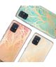 HappyCase Samsung Galaxy A51 Hoesje Flexibel TPU Golden Leaves Print