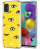 HappyCase Samsung Galaxy A51 Hoesje Flexibel TPU Happy Eyes Print