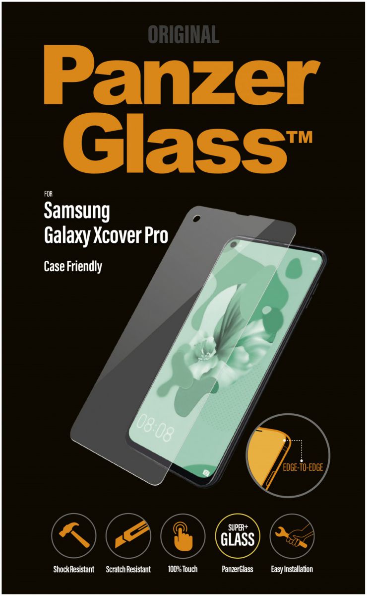 PanzerGlass Galaxy Xcover  Pro Screenprotector Case Friendly Zwart afbeelding 1