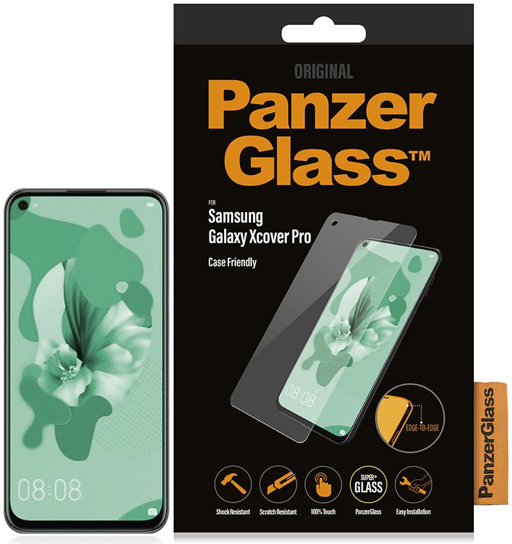 PanzerGlass Galaxy Xcover  Pro Screenprotector Case Friendly Zwart afbeelding 3