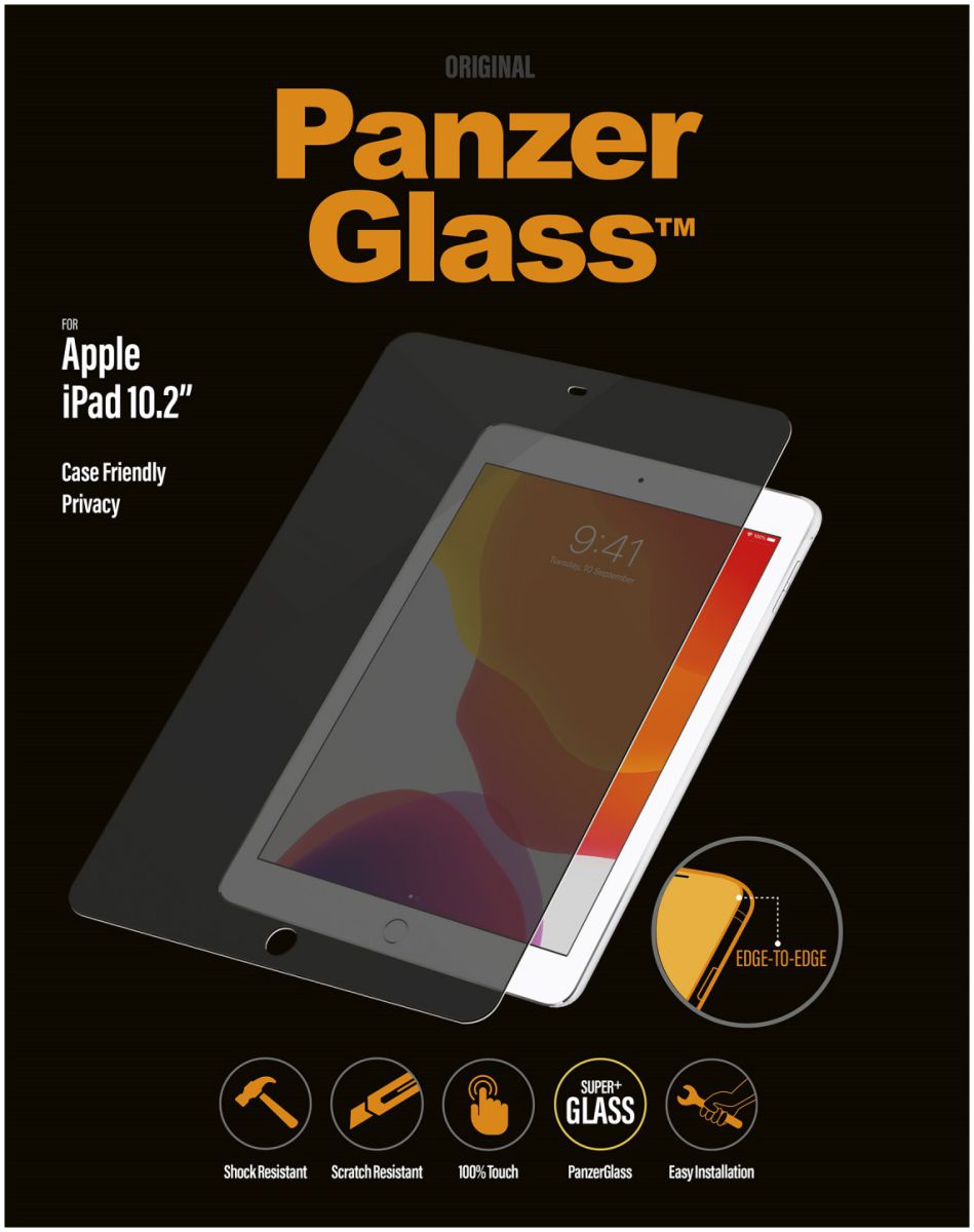 PanzerGlass Apple iPad (2019/2020/2021) Privacy Glass Screenprotector afbeelding 1