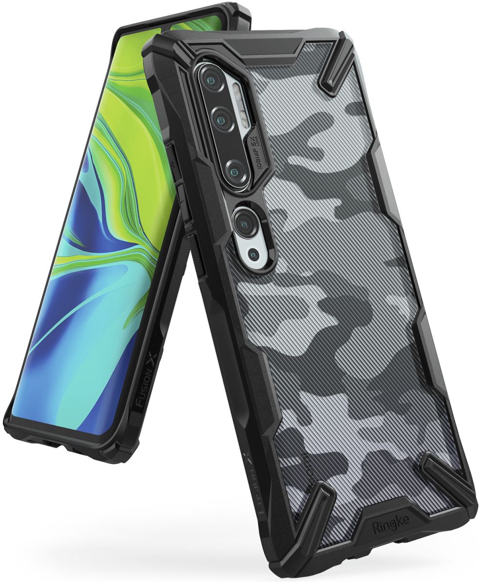 Ringke Fusion X Xiaomi Mi Note 10 Pro Hoesje Camo Gsmpuntnl 0043