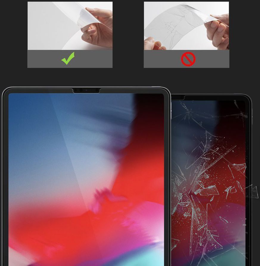 Ringke DualEasy Anti-Stof Screen Protector Apple iPad Pro 12.9 (2018) afbeelding 11