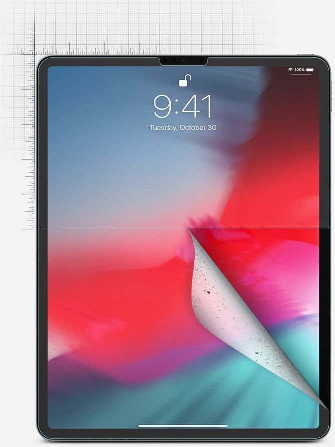 Ringke DualEasy Anti-Stof Screen Protector Apple iPad Pro 12.9 (2018) afbeelding 7