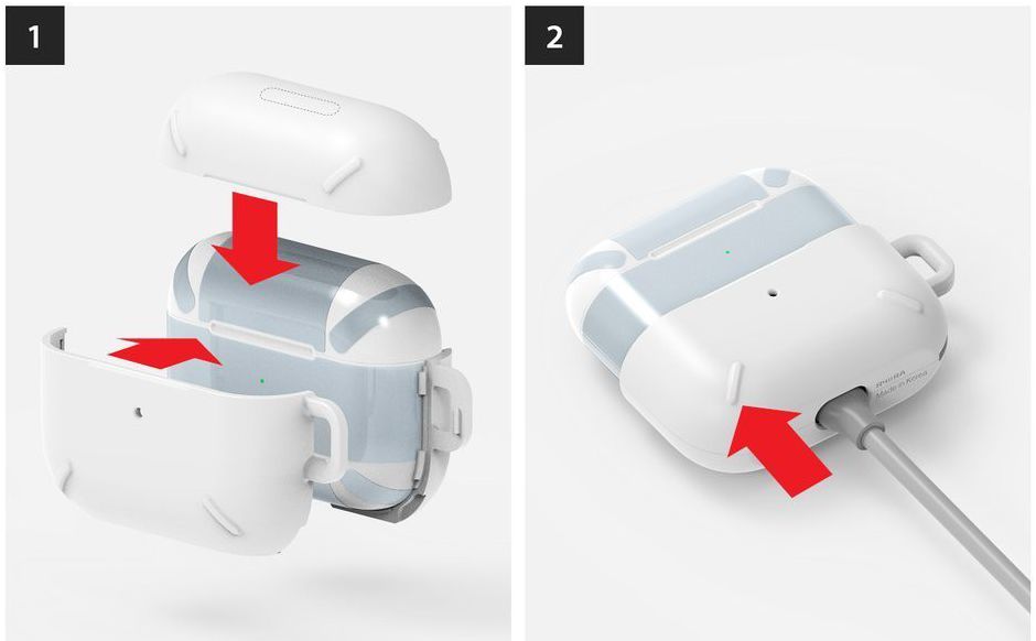Ringke AirPods Pro Layered Case Transparant afbeelding 14