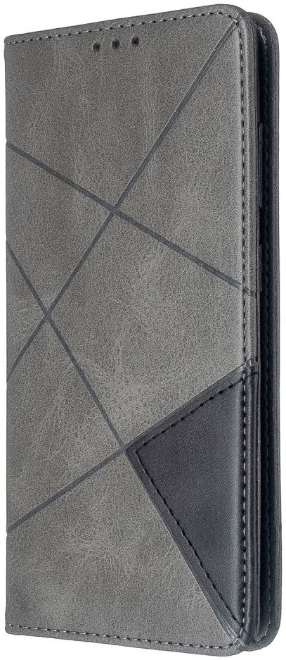 Samsung Galaxy S20 Hoesje Geometrie Wallet Book Case Voor Pasjes Grijs afbeelding 1
