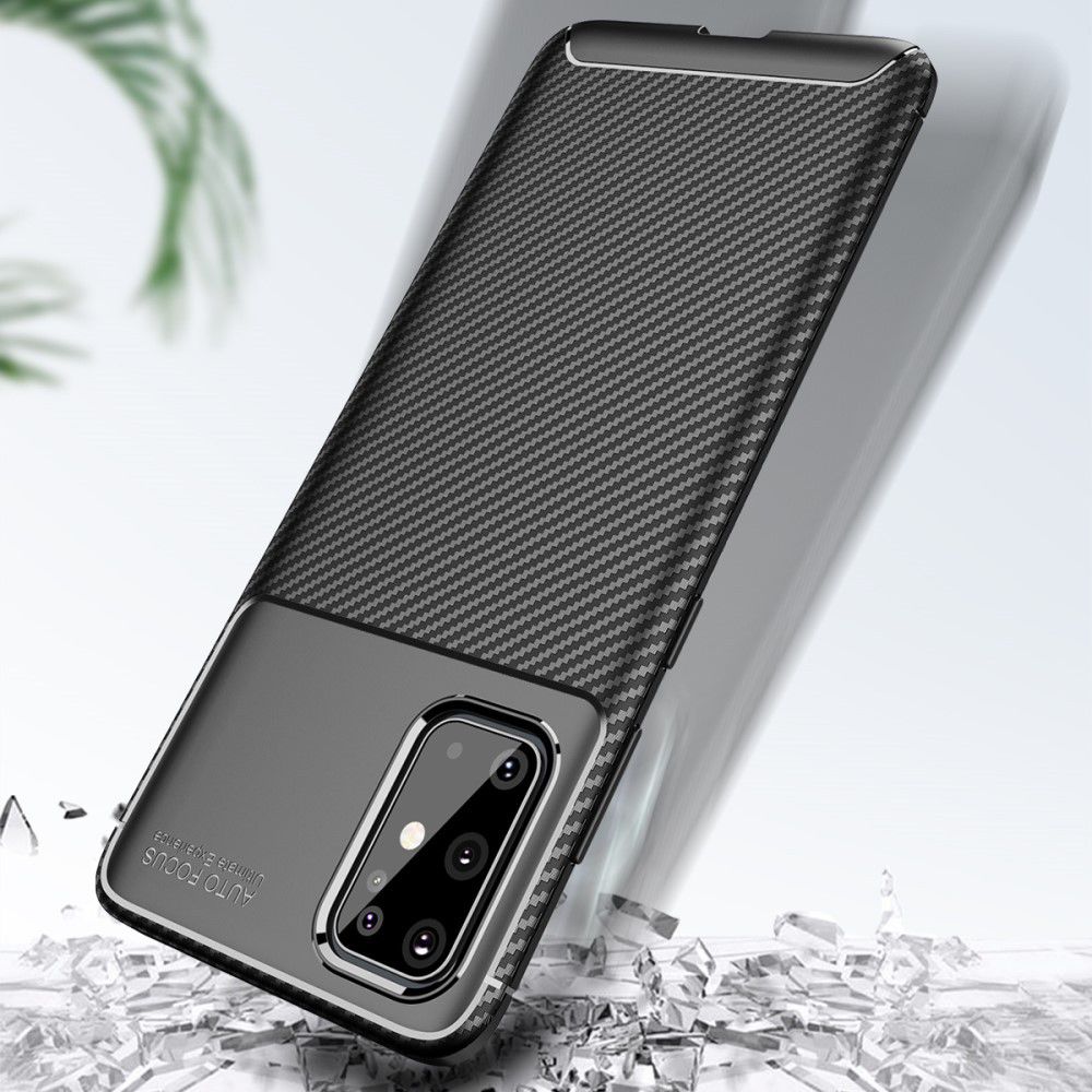 Samsung Galaxy S20 Plus Hoesje Geborsteld Carbon Blauw afbeelding 6