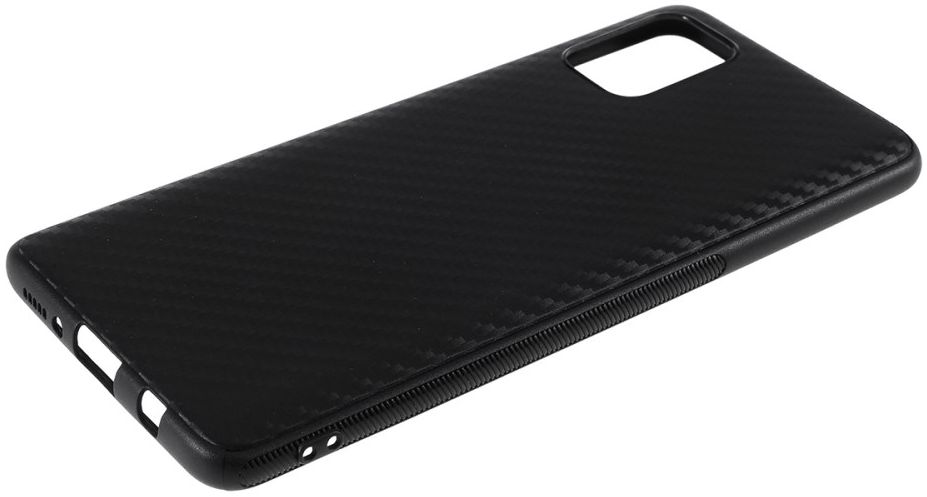 Samsung Galaxy A51 Hoesje TPU Carbon Design Zwart afbeelding 5