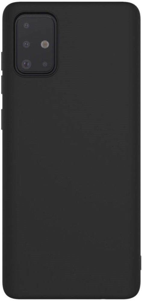 IMAK UC-1 Series Samsung Galaxy A51 Hoesje Matte TPU Zwart afbeelding 2