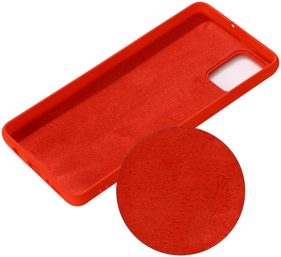 Samsung Galaxy A51 Hoesje Flexibel Siliconen Rood afbeelding 6