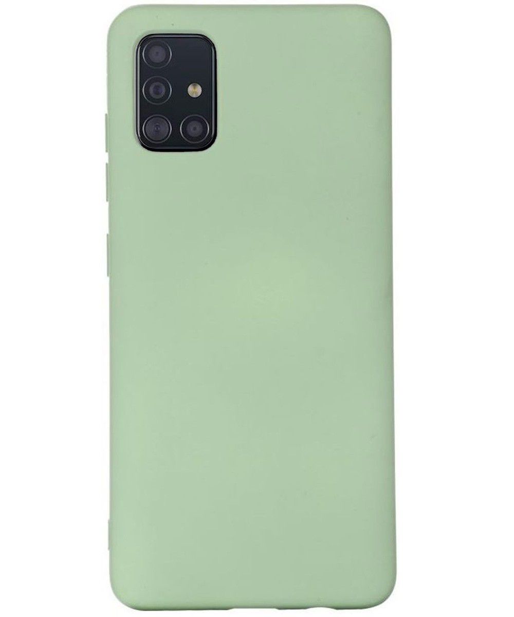 helpen Oranje Beperkt Samsung Galaxy A51 Hoesje Flexibel Siliconen Groen | GSMpunt.nl