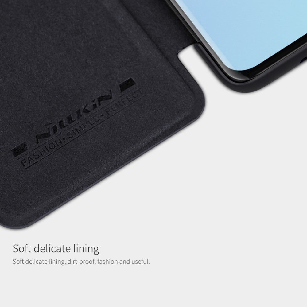 Nillkin Qin Series Book Samsung Galaxy S20 Plus Hoesje Leer Zwart afbeelding 6