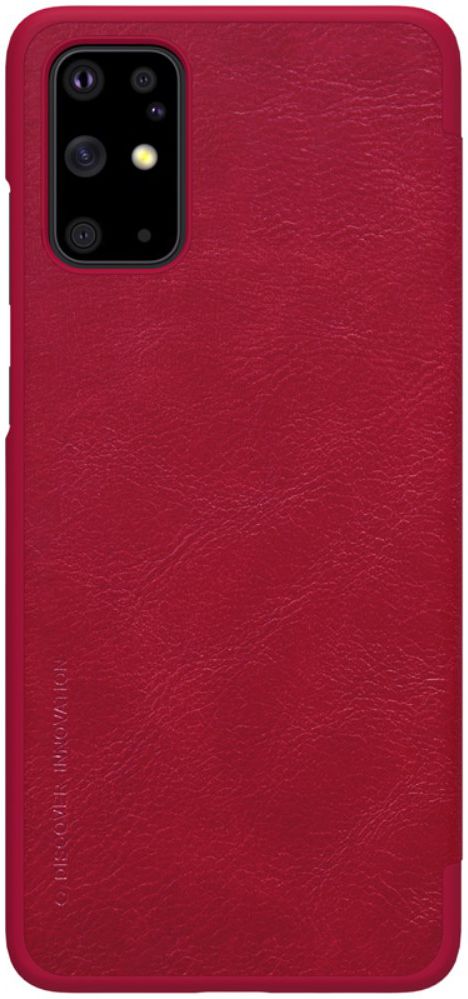 Nillkin Qin Series Book Samsung Galaxy S20 Plus Hoesje Leer Rood afbeelding 3