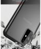 Samsung Galaxy S20 Plus Hoesje Slim Fit Hybride Transparant/Rood