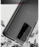 Samsung Galaxy S20 Ultra Hoesje Slim Fit Hybride Transparant/Groen