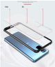 Samsung Galaxy S20 Hoesje Slim Fit Hybride Transparant/Zwart