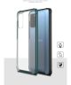 Samsung Galaxy S20 Hoesje Slim Fit Hybride Transparant/Groen