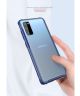 Samsung Galaxy S20 Hoesje Slim Fit Hybride Transparant/Blauw