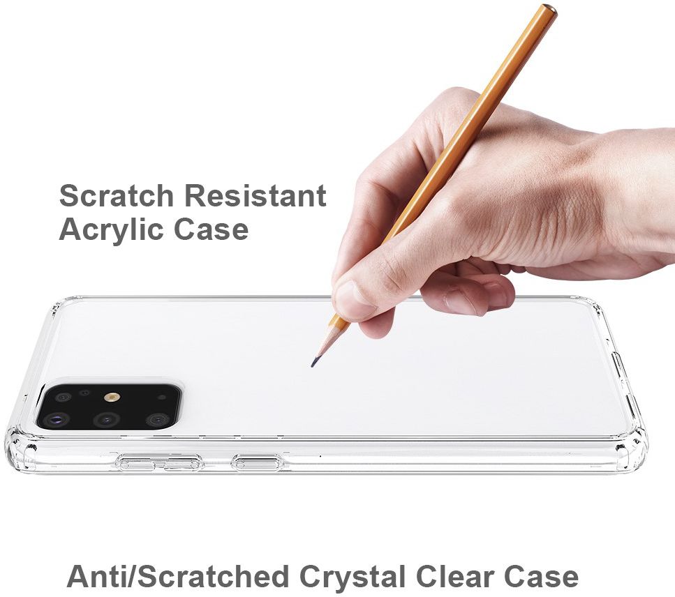 Samsung Galaxy S20 Plus Hoesje Antikras Hybride Transparant afbeelding 4