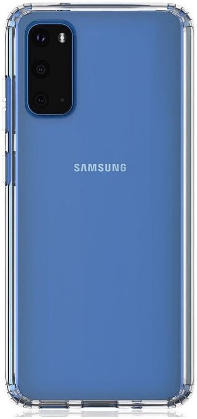 Samsung Galaxy S20 Hoesje Shock Proof Hybride Back Cover Transparant afbeelding 2