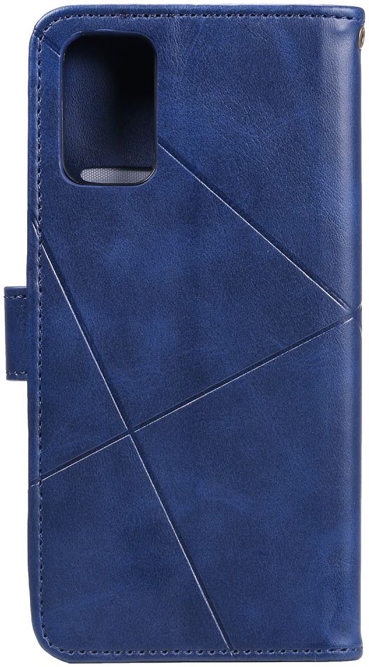 Samsung Galaxy S20 Hoesje Wallet Book Case Voor Pasjes Lines Blauw afbeelding 7