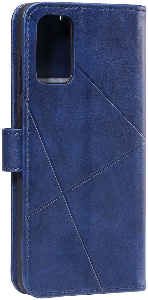Samsung Galaxy S20 Hoesje Wallet Book Case Voor Pasjes Lines Blauw afbeelding 8