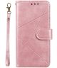 Samsung Galaxy S20 Plus Hoesje Wallet Book Case Voor Pasjes Line Roze