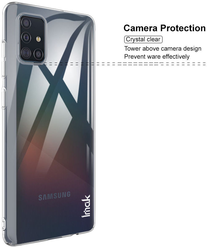IMAK Crystal II Pro Samsung Galaxy A71 Hoesje met Screenprotector afbeelding 9