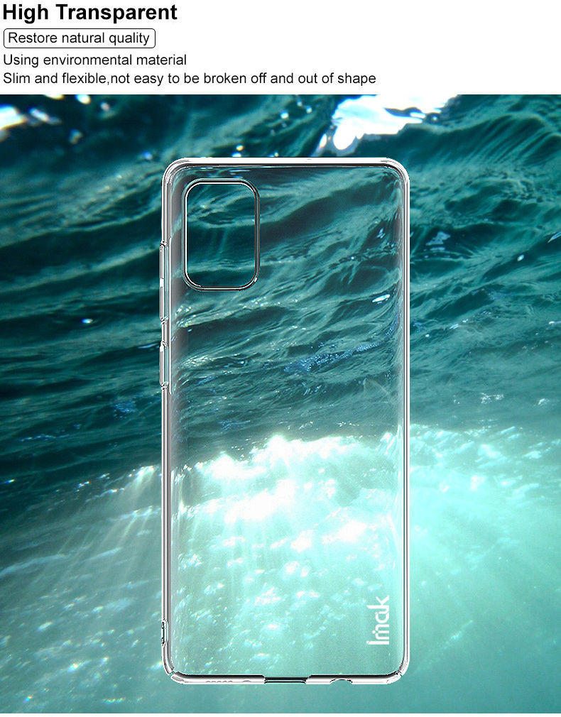 IMAK Crystal II Pro Samsung Galaxy A71 Hoesje met Screenprotector afbeelding 13