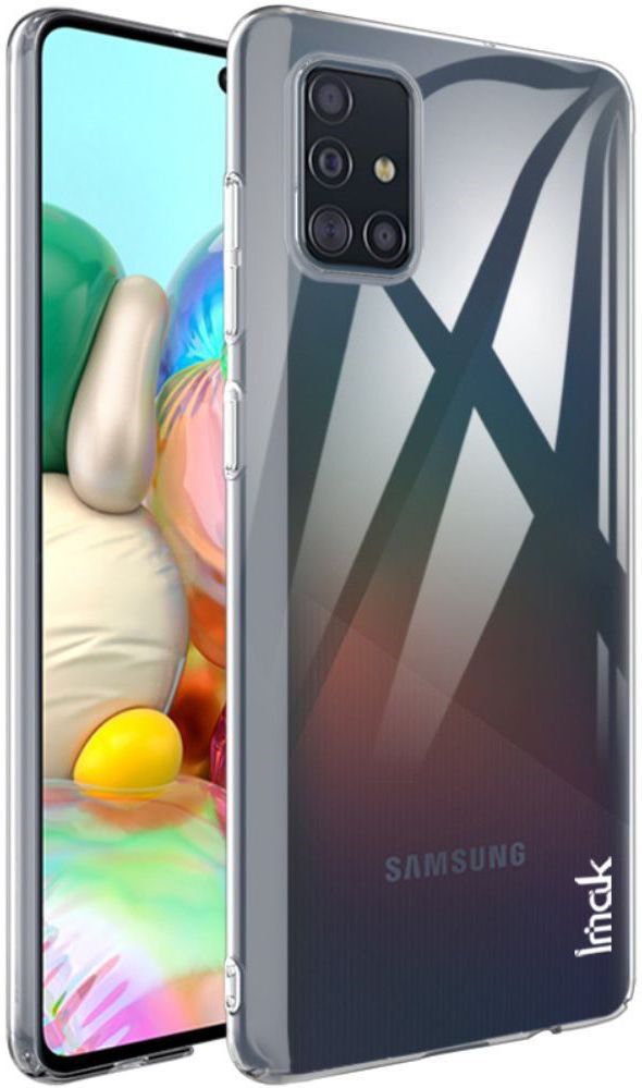 IMAK Crystal II Pro Samsung Galaxy A71 Hoesje met Screenprotector afbeelding 2