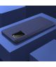 Samsung Galaxy S20 Hoesje Twill Slim Textuur Blauw