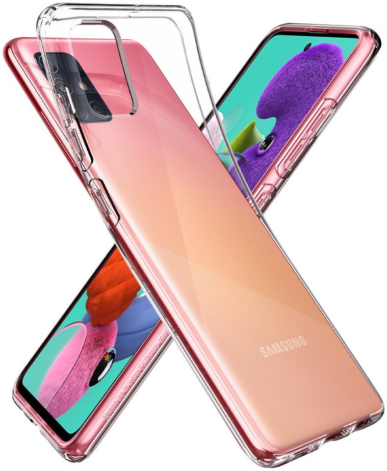 Spigen Liquid Crystal Samsung Galaxy A51 Hoesje Transparant afbeelding 2