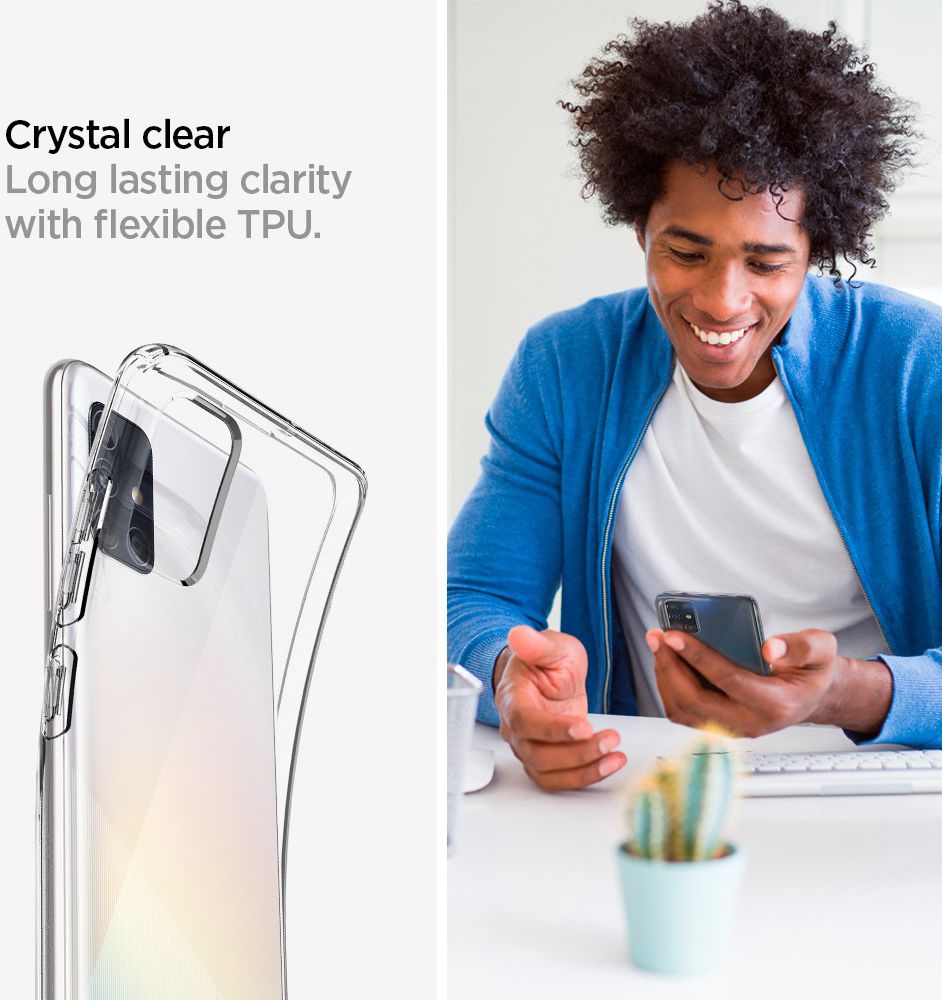 Spigen Liquid Crystal Samsung Galaxy A51 Hoesje Transparant afbeelding 23