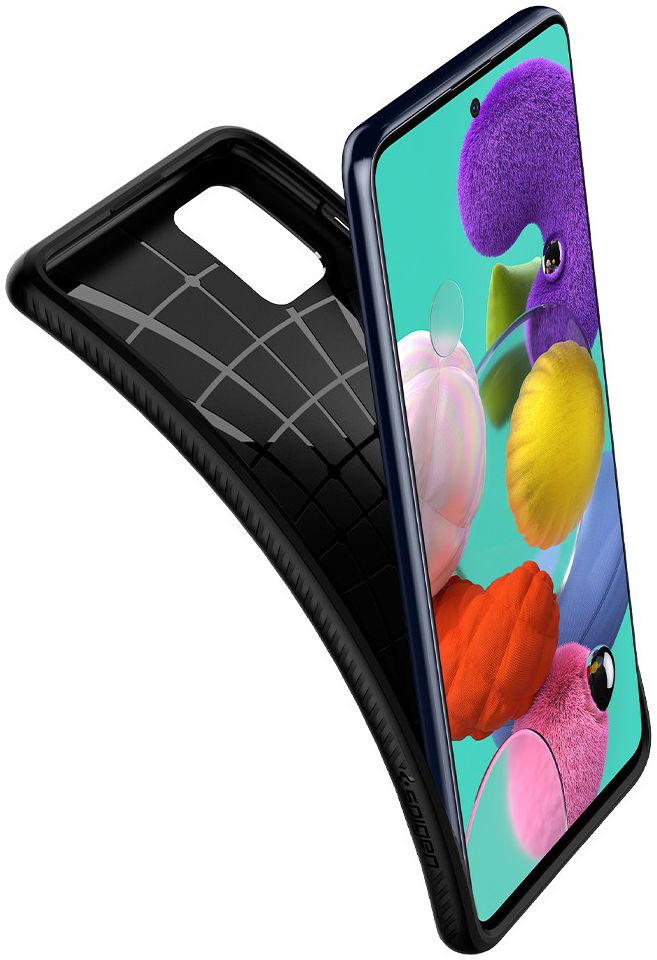 Spigen Liquid Air Samsung Galaxy A51 Hoesje Matte Zwart afbeelding 2
