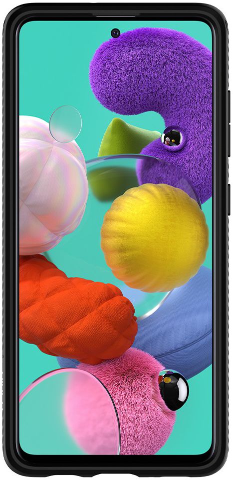 Spigen Liquid Air Samsung Galaxy A51 Hoesje Matte Zwart afbeelding 4