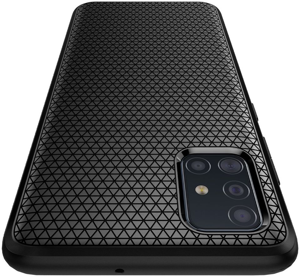 Spigen Liquid Air Samsung Galaxy A51 Hoesje Matte Zwart afbeelding 6
