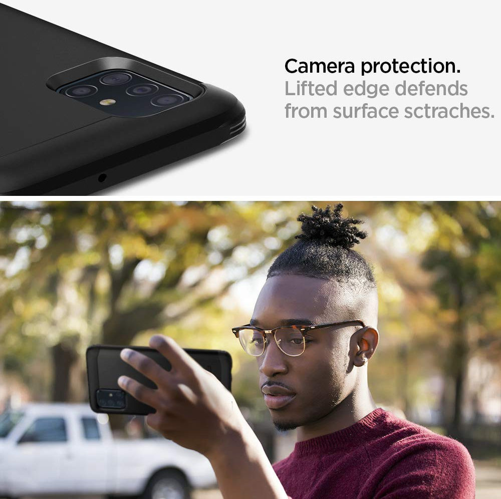 Spigen Tough Armor Samsung Galaxy A51 Hoesje Zwart afbeelding 5