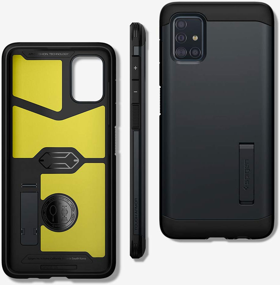 Spigen Tough Armor Samsung Galaxy A51 Hoesje Metal Slate afbeelding 10