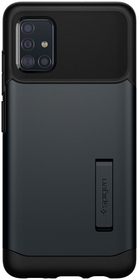 Spigen Slim Armor Samsung Galaxy A51 Hoesje Metal Slate afbeelding 8