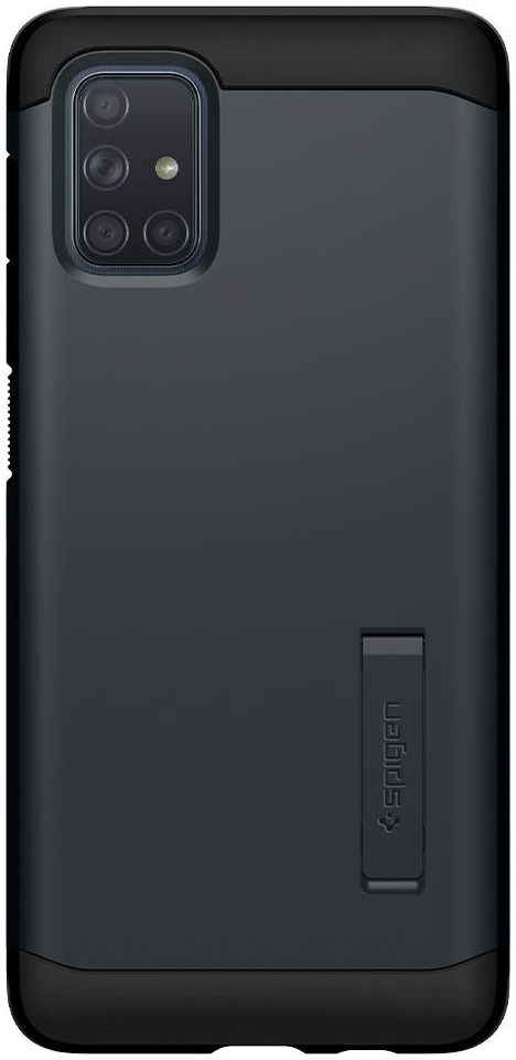 Spigen Tough Armor Samsung Galaxy A71 Hoesje Metal Slate afbeelding 1