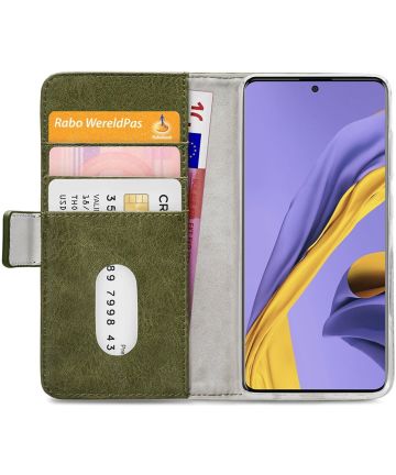 Mobilize Elite Gelly Wallet Samsung Galaxy A71 Hoesje Book Case Groen Hoesjes