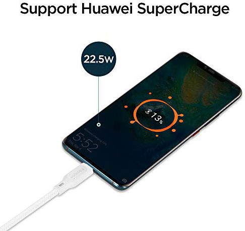 Spigen DuraSync Fast Charge USB naar USB-C Kabel 1.5m Wit afbeelding 3
