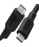 Spigen DuraSync Fast Charge USB-C naar USB-C 2.0 Kabel 1.5m Zwart