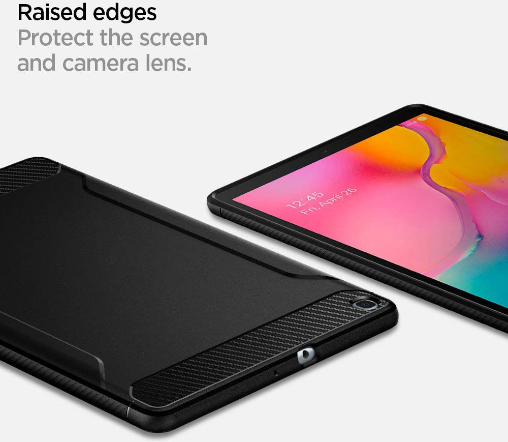 Spigen Rugged Armor Samsung Galaxy Tab A 10.1 (2019) Hoes Zwart afbeelding 5