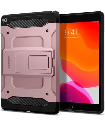 Spigen Tough Armor TECH Apple iPad 10.2 (2019) Hoes Roze Goud Hoesjes