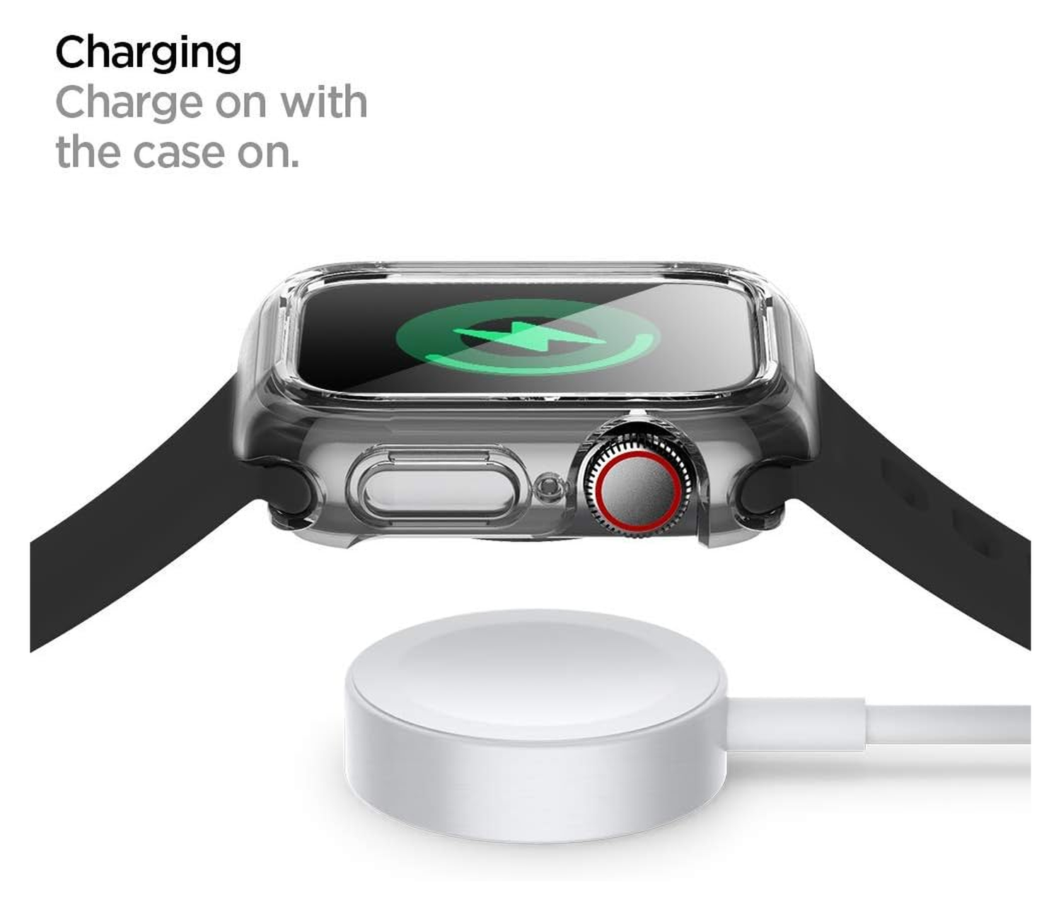 Spigen Ultra Hybrid - Apple Watch 40MM Case Full Screen Protection - Transparant afbeelding 5